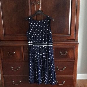 Navy dress worn to wedding